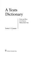 Cover of A Yeats dictionary by Lester I. Conner