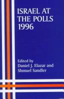 Cover of Israel at the polls, 1996 by Daniel Judah Elazar