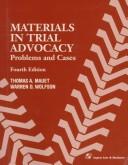 Front cover of Materials in trial advocacy by Thomas A. Mauet