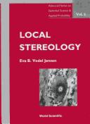 Front cover of Local stereology by Eva B. Vedel Jensen
