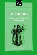 Cover of Intentions by Arabella Lyon