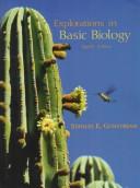 Cover of Explorations in basic biology by Stanley E. Gunstream