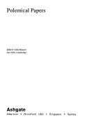 Cover of Polemical papers by Jenny Teichman