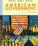 Cover of American government by Alan R. Gitelson