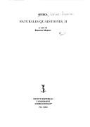 Cover of Naturales quaestiones by Seneca the Younger
