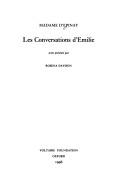 Front cover of Les conversations d'Emilie by Louise d’Épinay