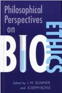 Cover of Philosophical perspectives on bioethics by Joseph M. Boyle