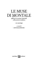 Cover of Le muse di Montale by Eugenio Montale