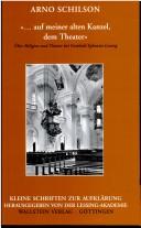 Cover of "--auf meiner alten Kanzel, dem Theater" by Arno Schilson