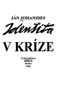 Front cover of Identita v kríze by Ján Johanides