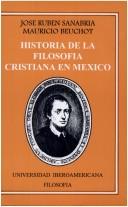 Front cover of Historia de la filosofía cristiana en México by José Rubén Sanabria