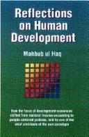 Cover of Reflections on human development by Mahbub ul Haq
