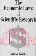 Front cover of The economic laws of scientific research by Terence Kealey