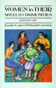 Front cover of Women in their speech communities by Deborah Cameron