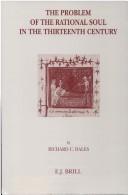 Front cover of The problem of the rational soul in the thirteenth century by Richard C. Dales