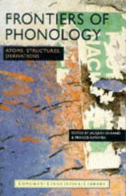 Front cover of Frontiers of Phonology by Jacques Durand