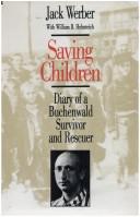 Cover of Saving children by Jack Werber