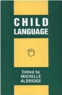 Cover of Child language by Michelle Aldridge