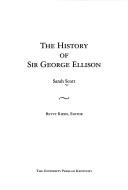 Cover of History of Sir George Ellison by Sarah Scott