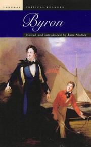 Cover of Byron by Jane Stabler