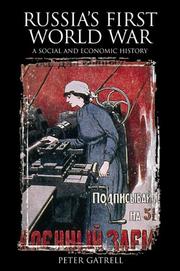 Cover of Russia's First World War by Gatrell, Peter.
