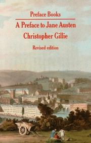 Cover of A preface to Jane Austen by Christopher Gillie