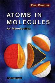 Front cover of Atoms in molecules by Paul L. A. Popelier