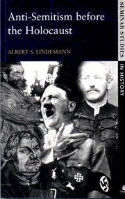 Front cover of Anti-Semitism Before the Holocaust by Albert S. Lindemann
