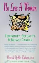 Front cover of No less a woman by Deborah Hobler Kahane