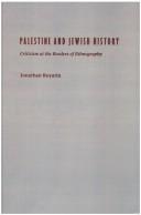 Front cover of Palestine and Jewish history by Jonathan Boyarin