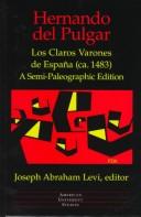 Cover of Claros varones de Castilla by Pulgar, Fernando del