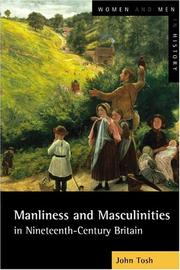 Front cover of Manliness and masculinities in nineteenth-century Britain by John Tosh