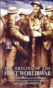 Front cover of The origins of the First World War by Annika Mombauer