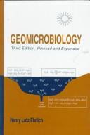 Cover of Geomicrobiology by Henry Lutz Ehrlich