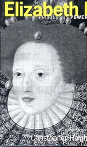 Cover of Elizabeth I by Christopher Haigh