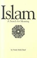Front cover of Islam, a search for meaning by Feisal Abdul Rauf