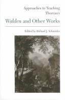 Front cover of Approaches to teaching Thoreau's Walden and other works by Schneider, Richard J.