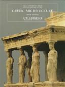 Cover of Greek architecture by A. W. Lawrence