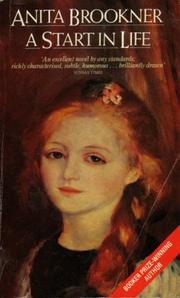 Front cover of A start in life by Anita Brookner