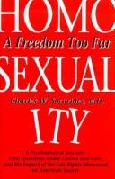 Cover of Homosexuality by Charles W. Socarides