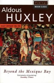 Front cover of Beyond the Mexique Bay by Aldous Huxley