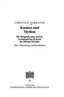 Front cover of Kosmos und Mythos by Christine Harrauer