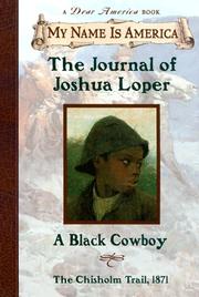 Front cover of The journal of Joshua Loper by Walter Dean Myers