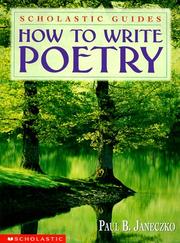 Front cover of How to write poetry by Paul B. Janeczko