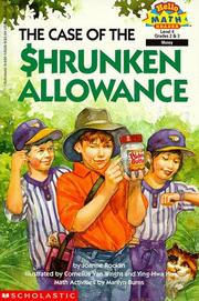 Front cover of The case of the shrunken allowance by Joanne Rocklin