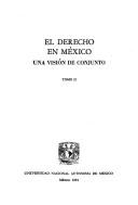 Cover of El derecho en México by Unknown