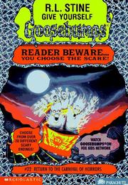 Front cover of Give Yourself Goosebumps - Return to the Carnival of Horrors by Robert Lawrence Stine