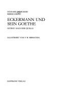 Cover of Eckermann und sein Goethe by Eckhard Henscheid