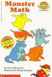 Cover of Monster math by Grace Maccarone