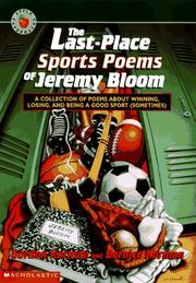 Front cover of The last-place sports poems of Jeremy Bloom by Gordon Korman